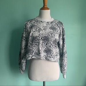 Joie Snow Leopard Print Sweatshirt - Jeyne Style